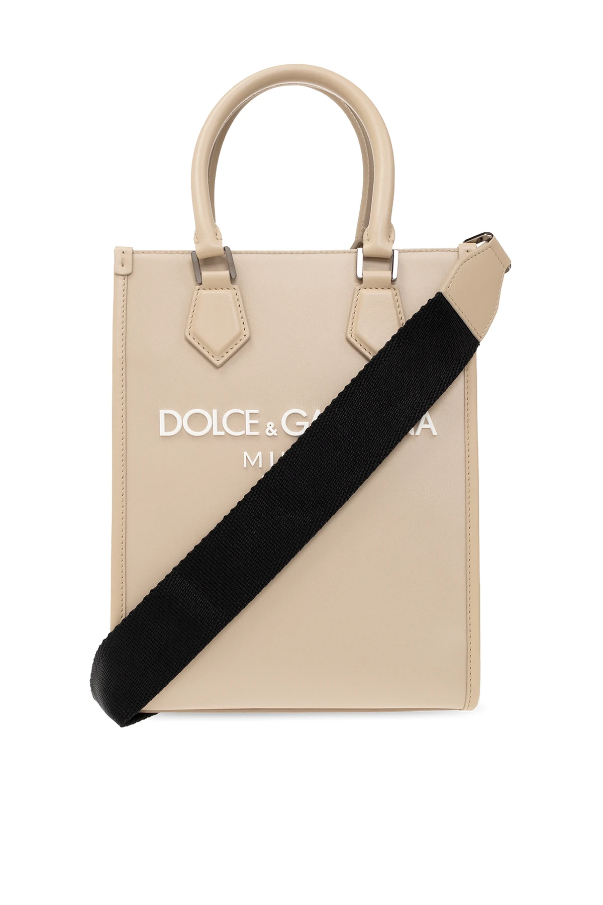 beige Shoulder bag with logo
