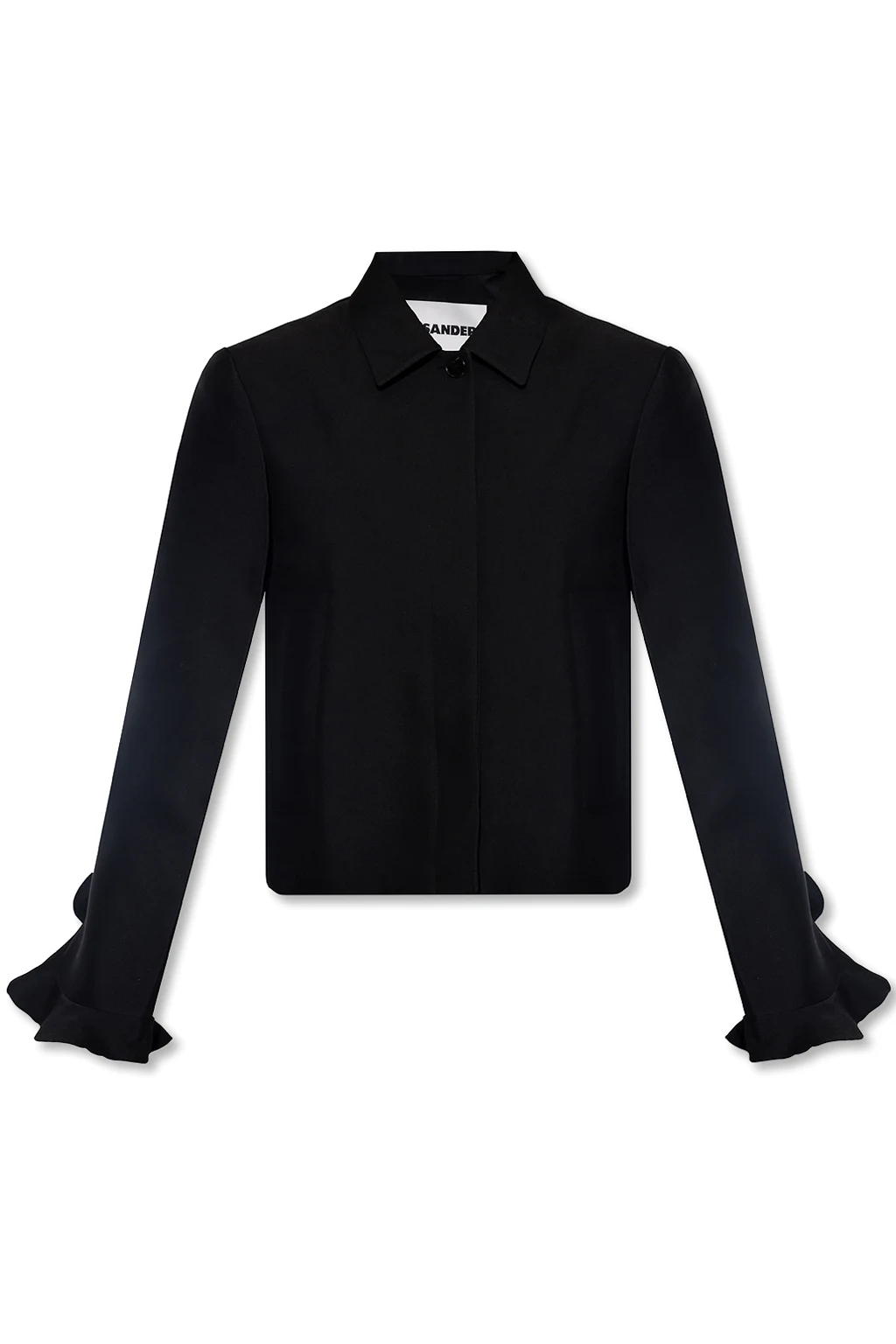 Gabardine crop jacket