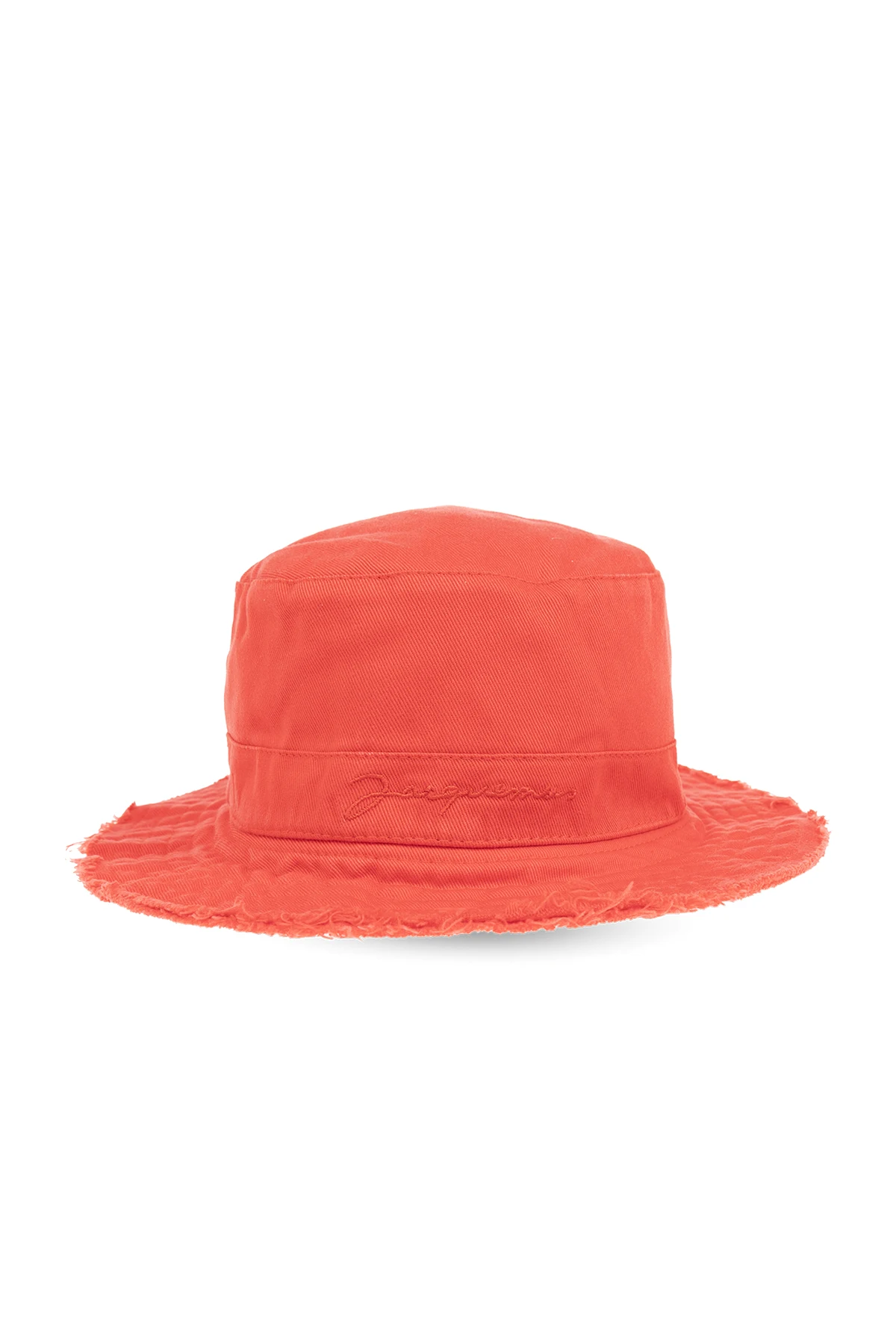 RED Bucket hat with logo