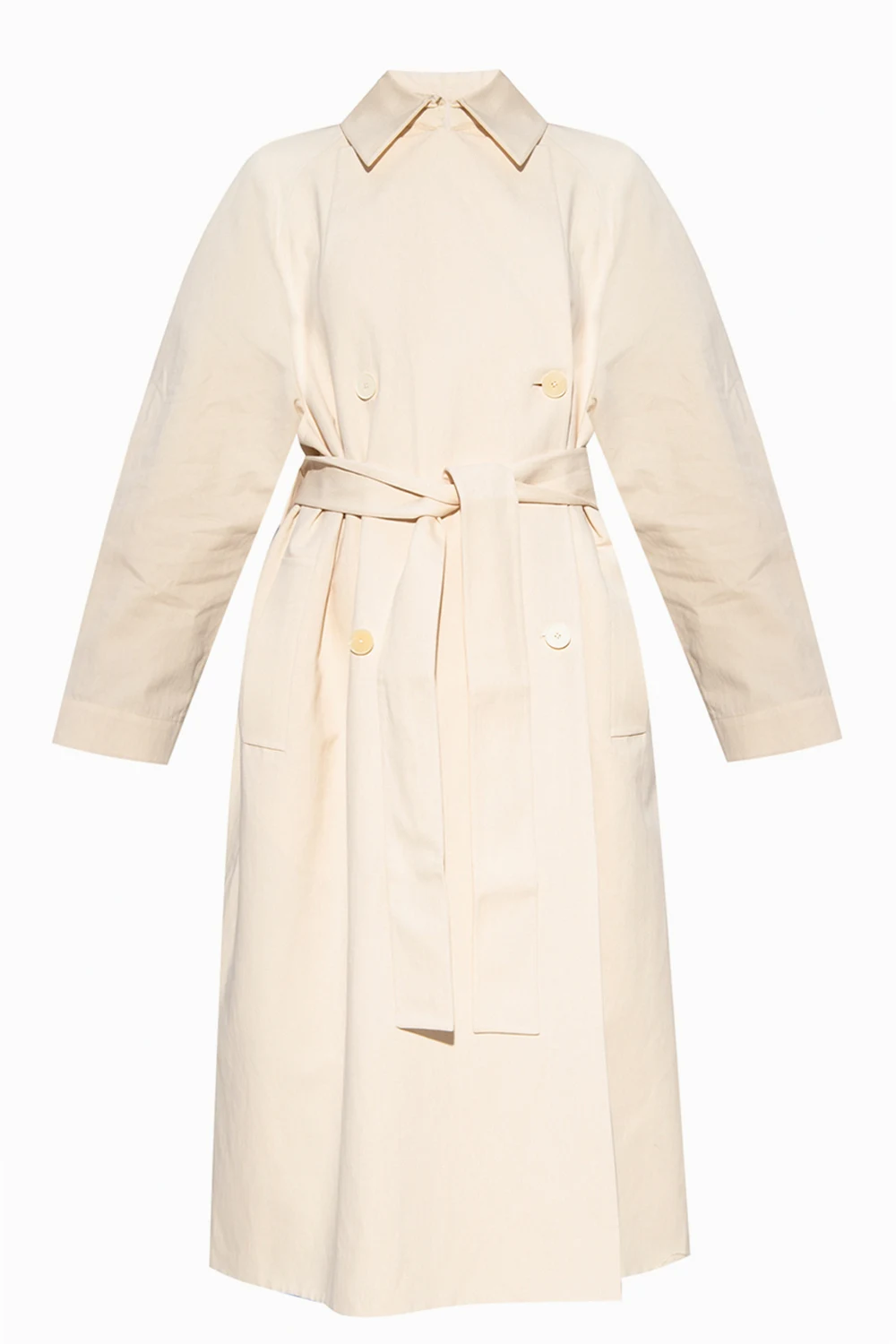 Oversize double-breasted trench coat