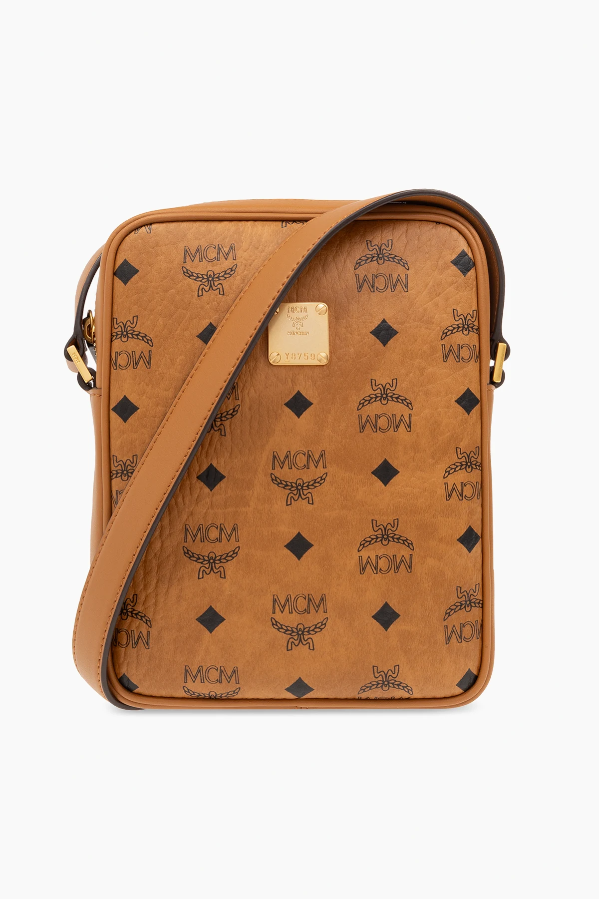 Shoulder bag with monogram