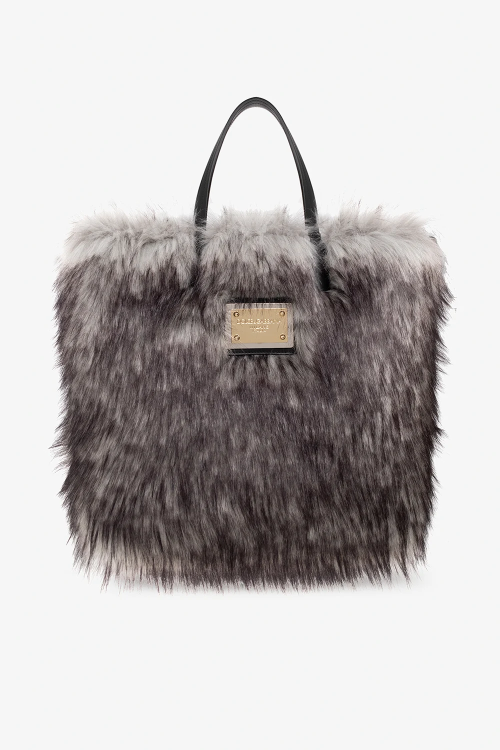 Fur shopper bag