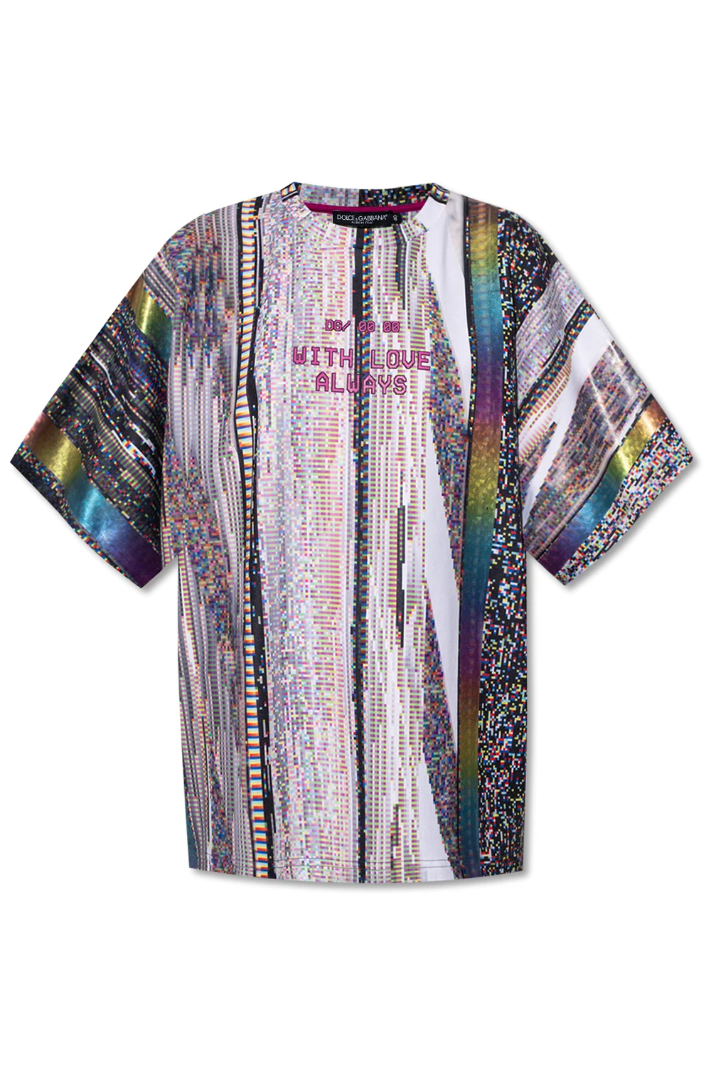 Patterned oversize T-shirt