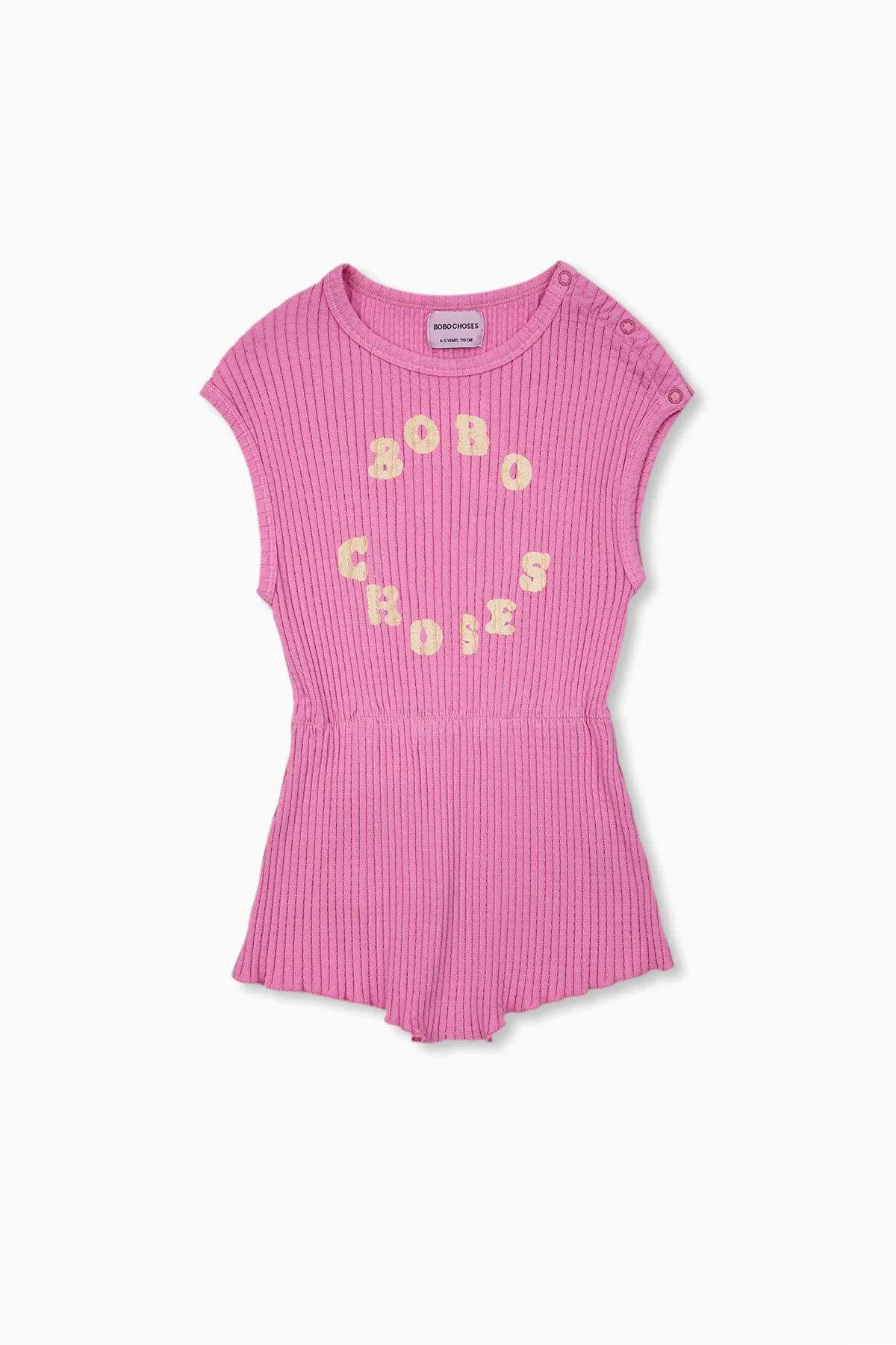 Ribbed jumpsuit with logo