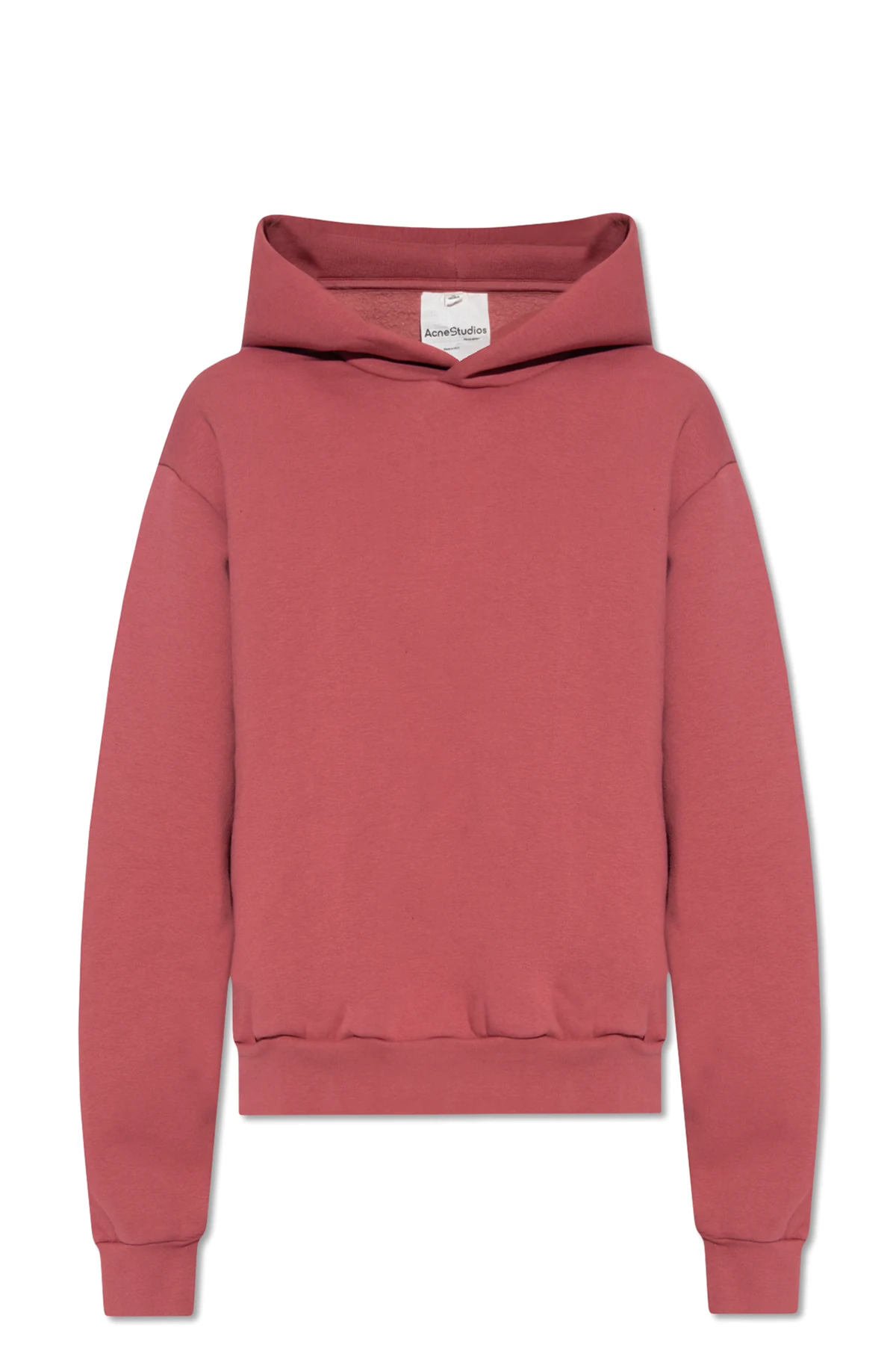 Hoodie with logo patch