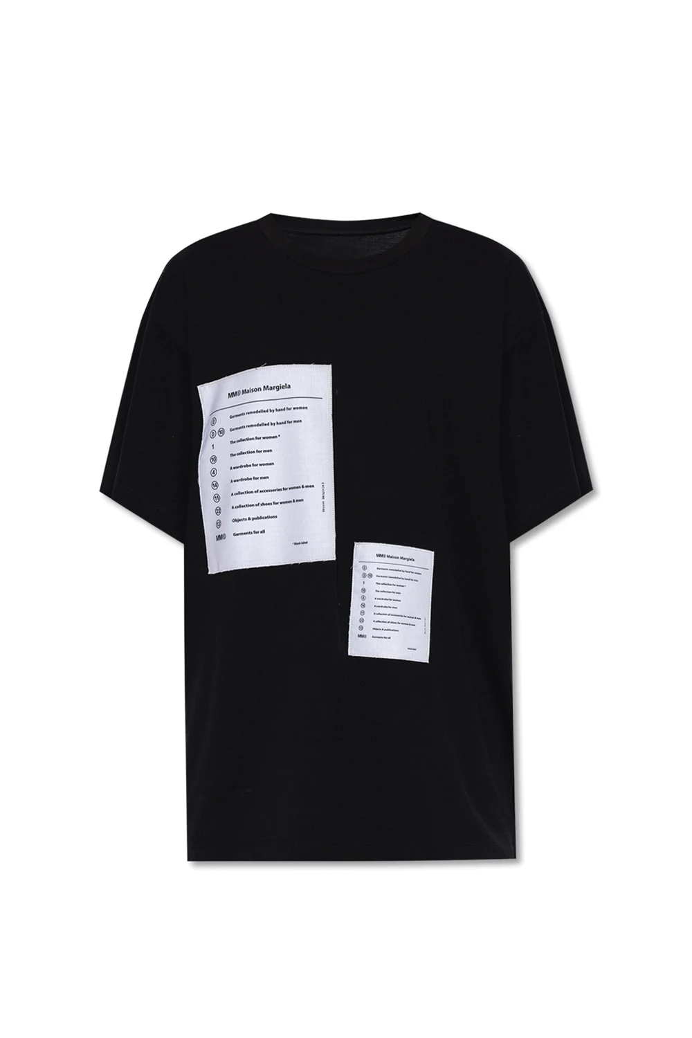 T-shirt z naszywkami