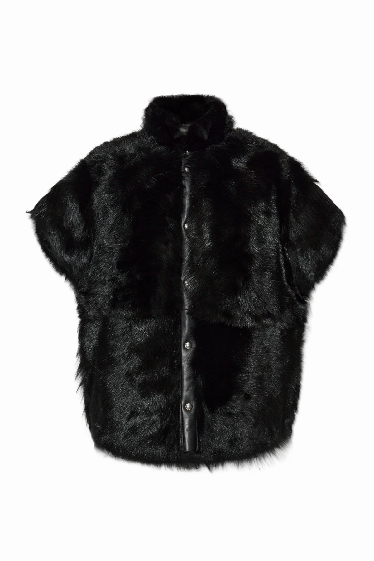BLACK Fur jacket Dambi