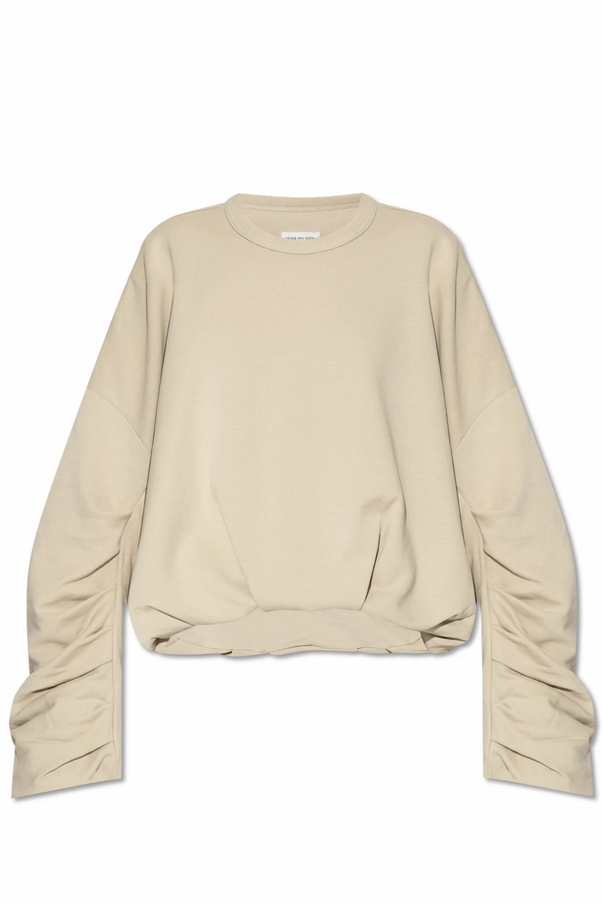 Draped sweatshirt