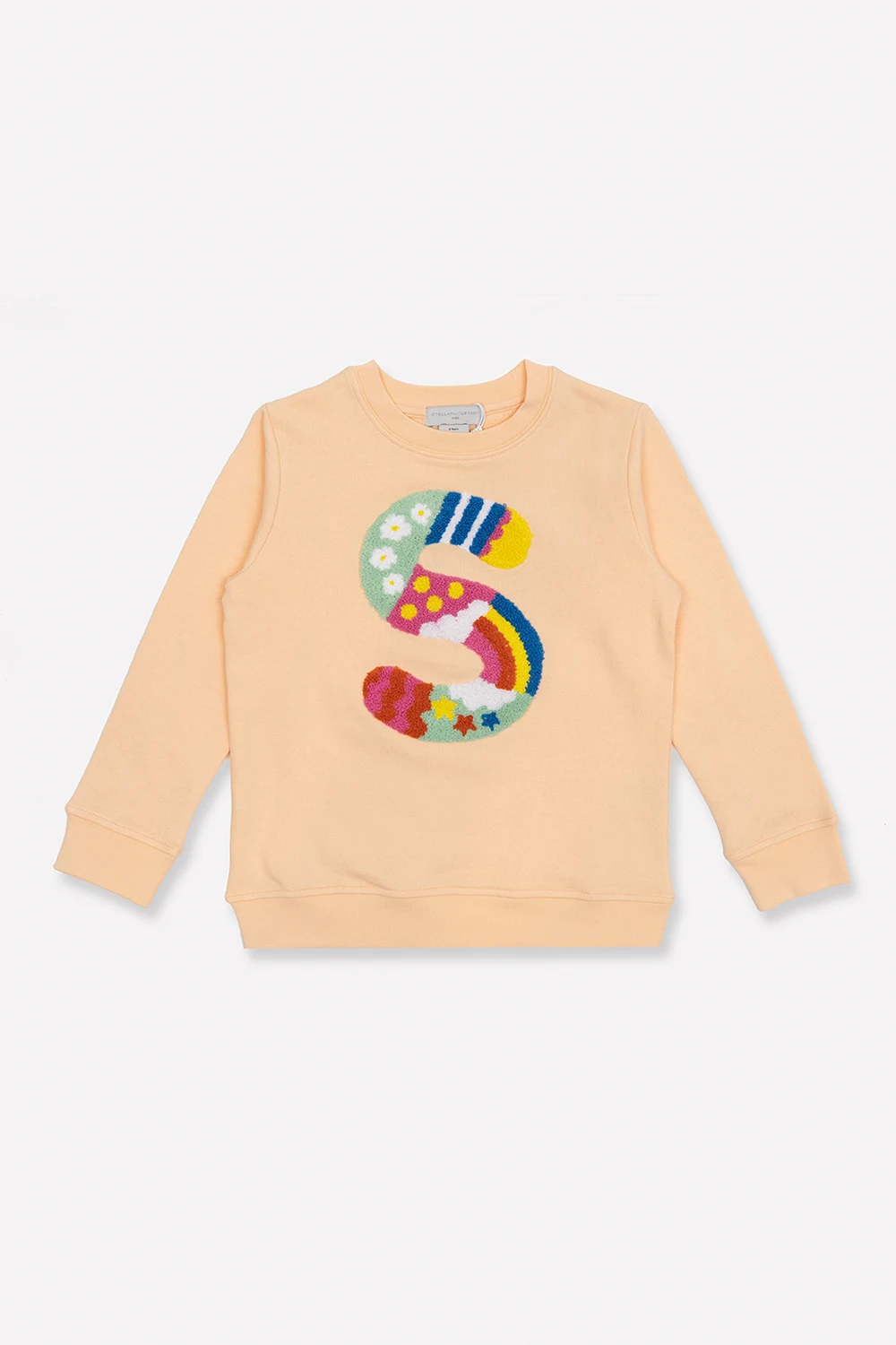 Sweatshirt with textured appliqué