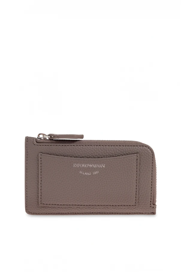 BLACK Card case with logo