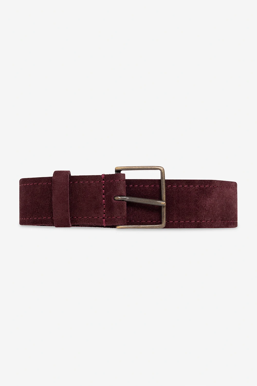 Suede belt