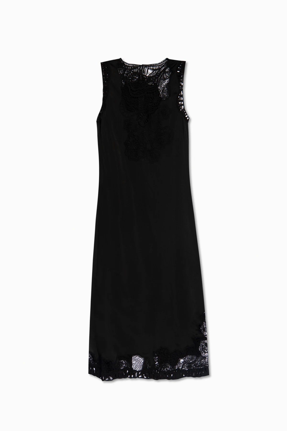 Satin sleeveless dress