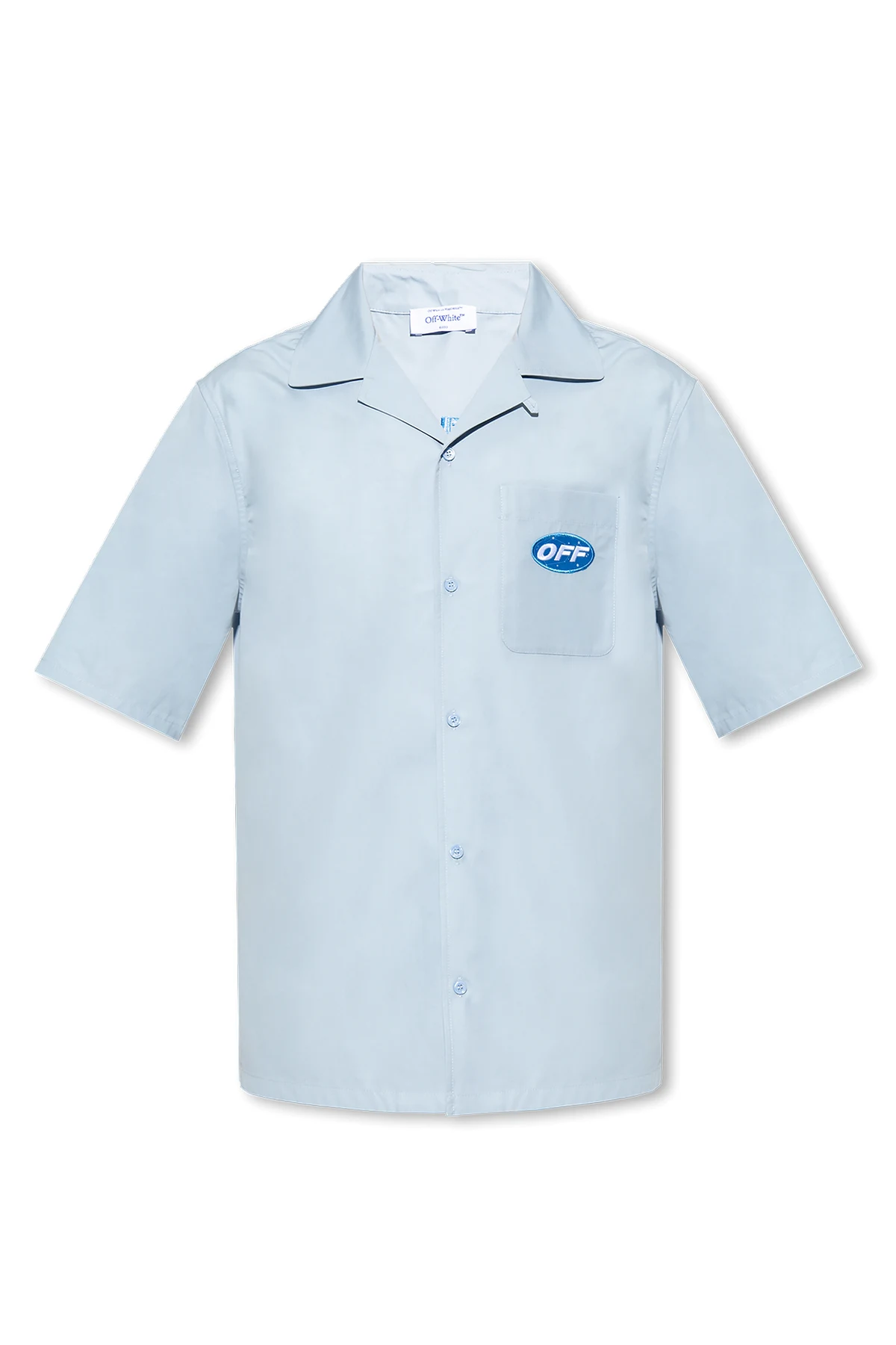 Cotton shirt with logo