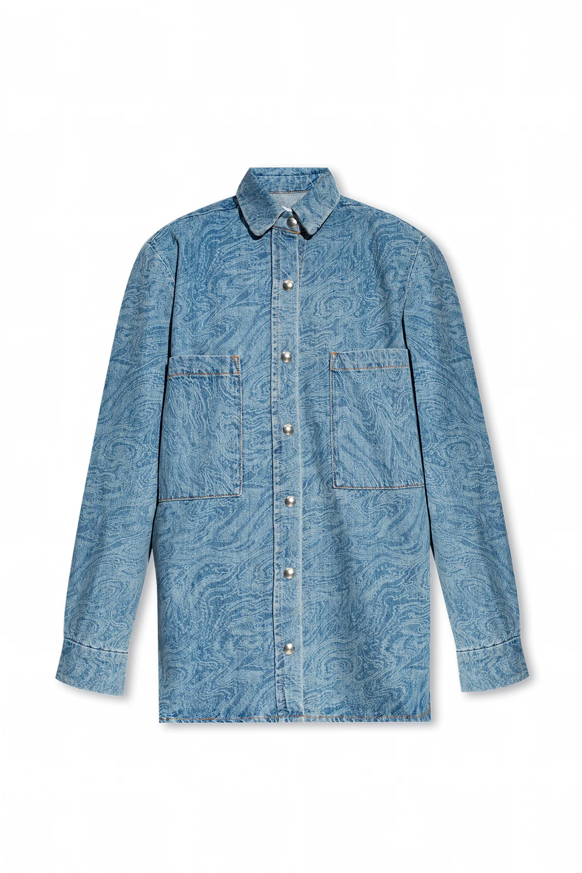 Relaxed-fitting denim shirt