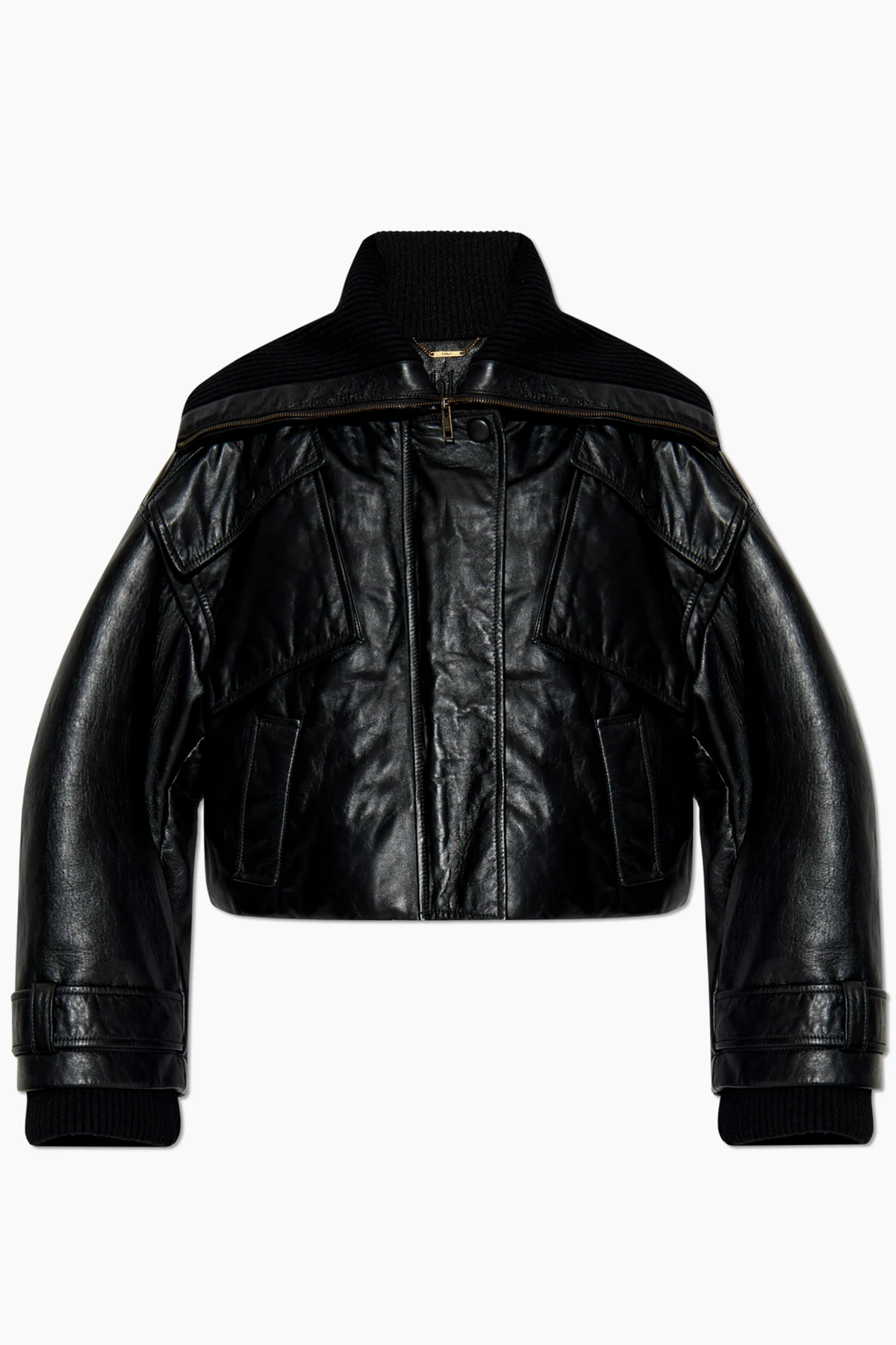 Isolierte Lederjacke