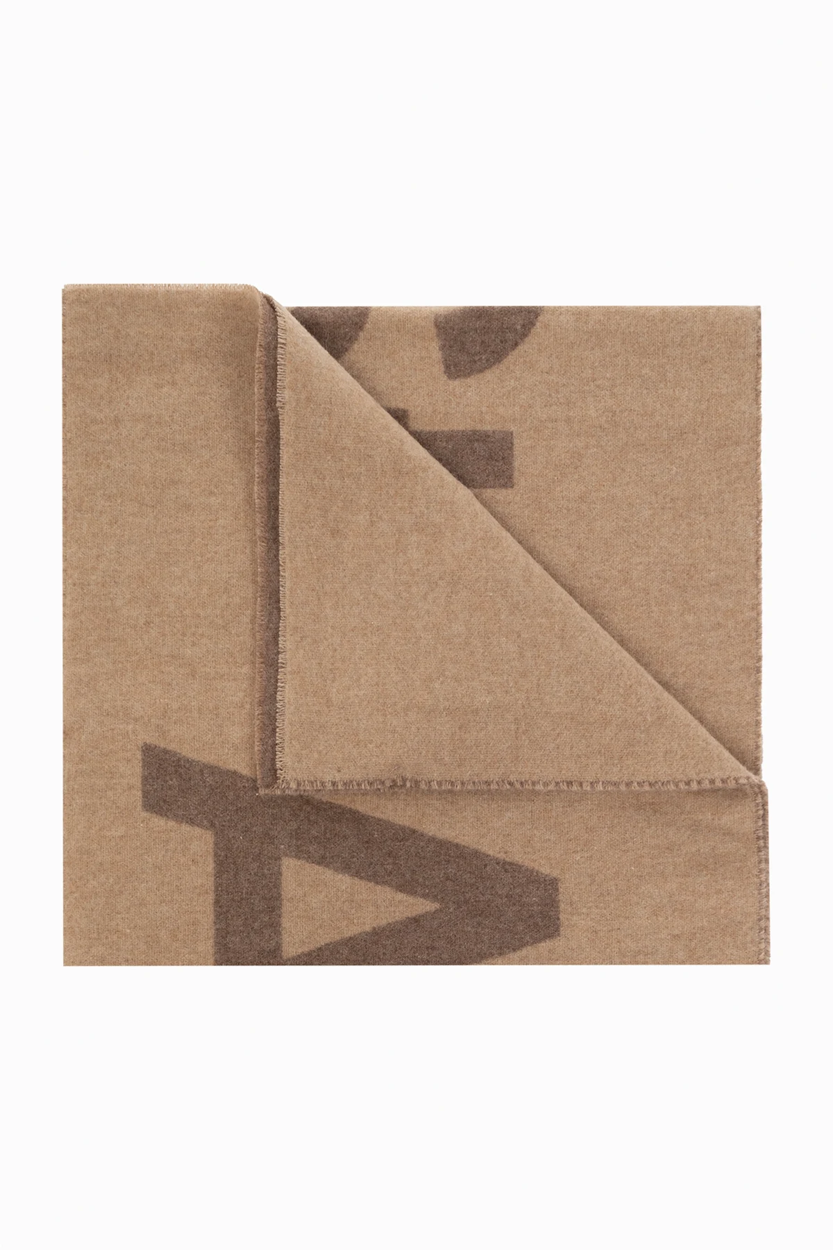 Wełniany szal z logo