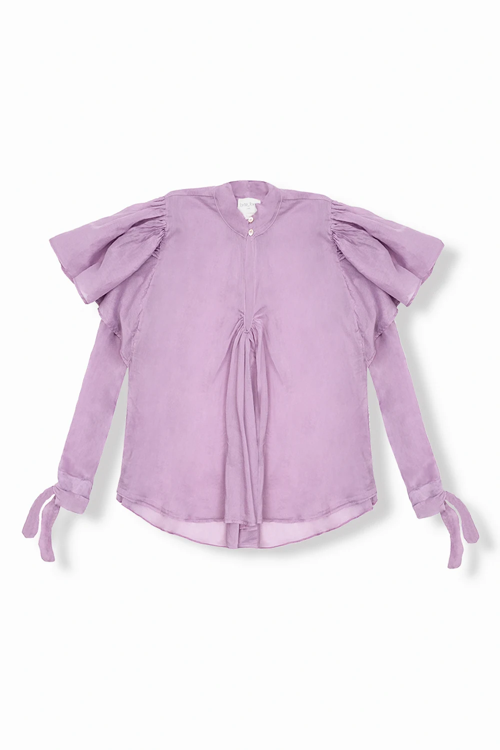 Top with ruffles