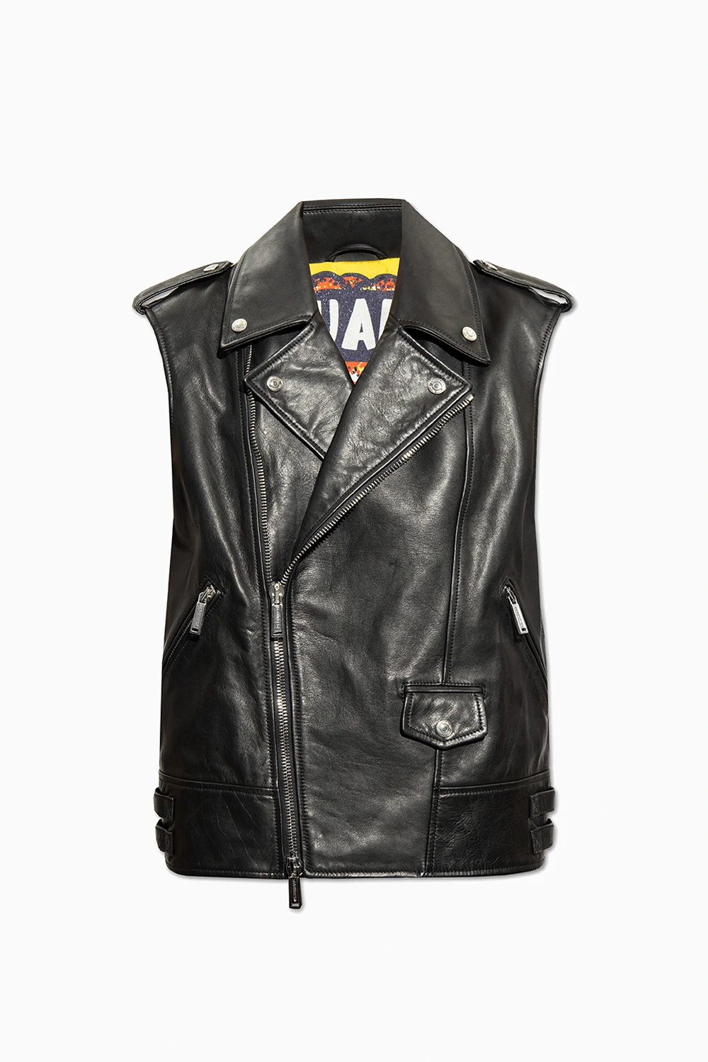 Leather vest