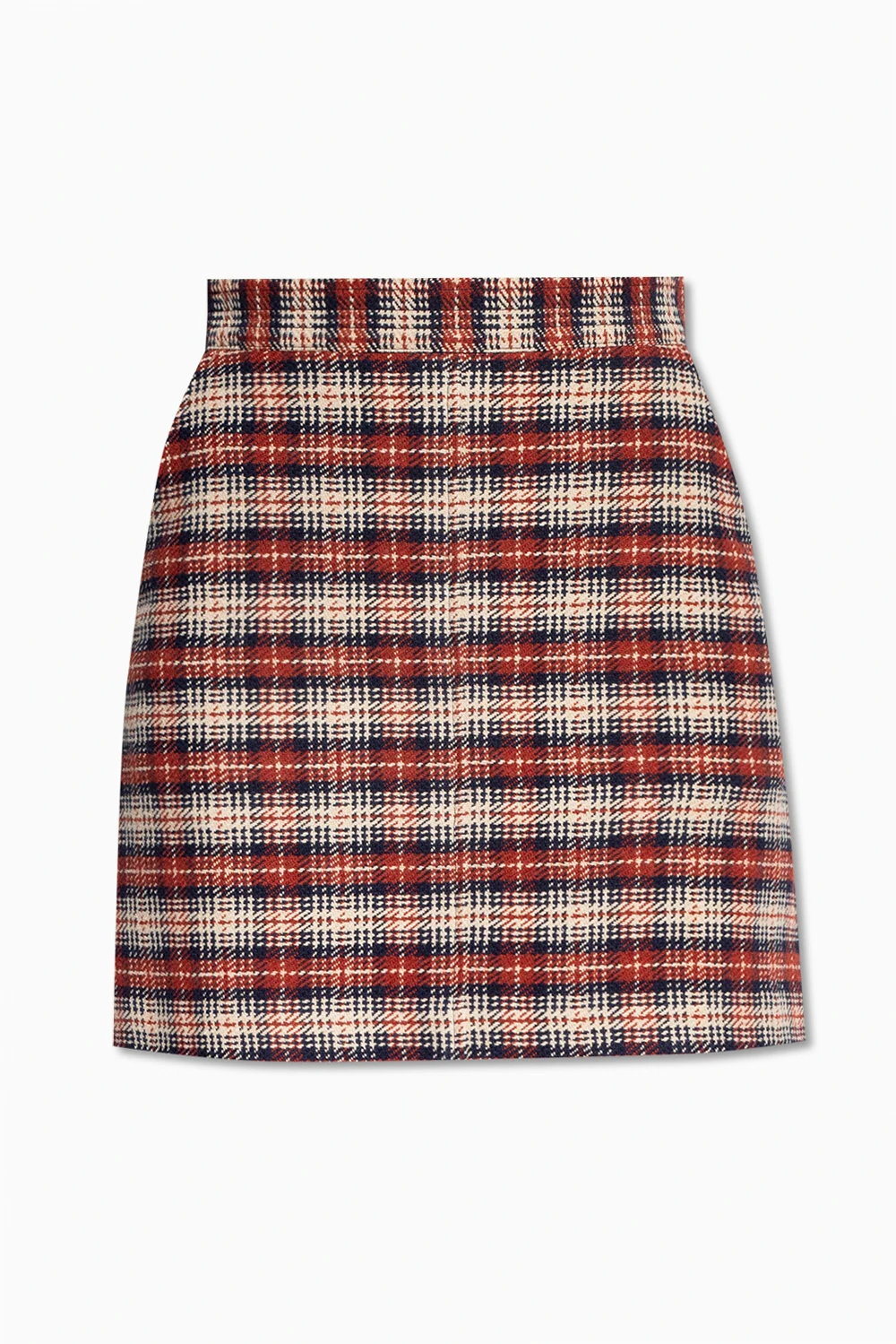 Checked skirt