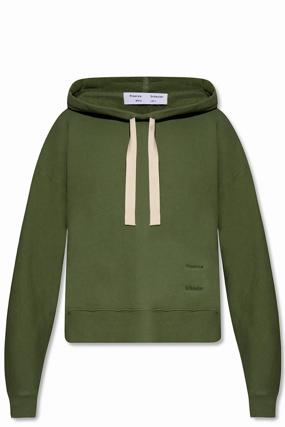 Logo-embroidered hoodie