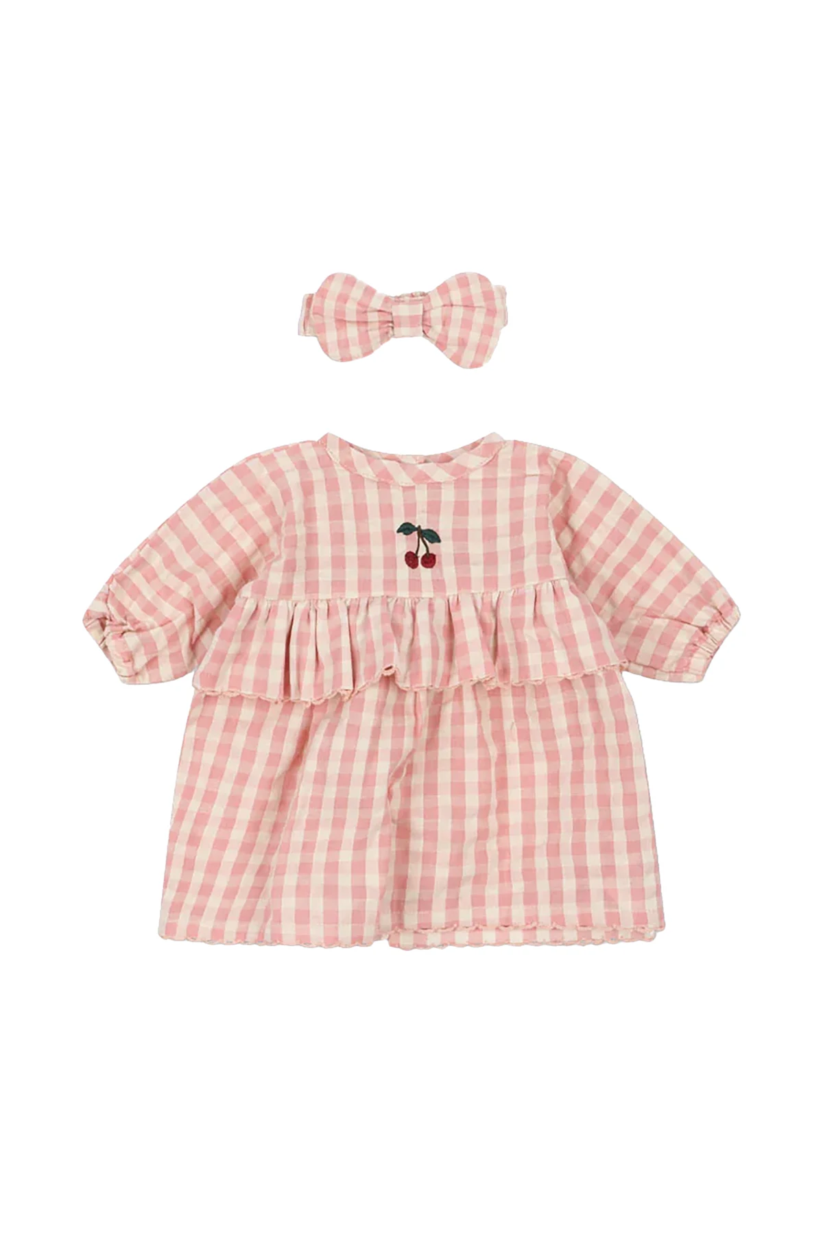 Doll set: dress and headband