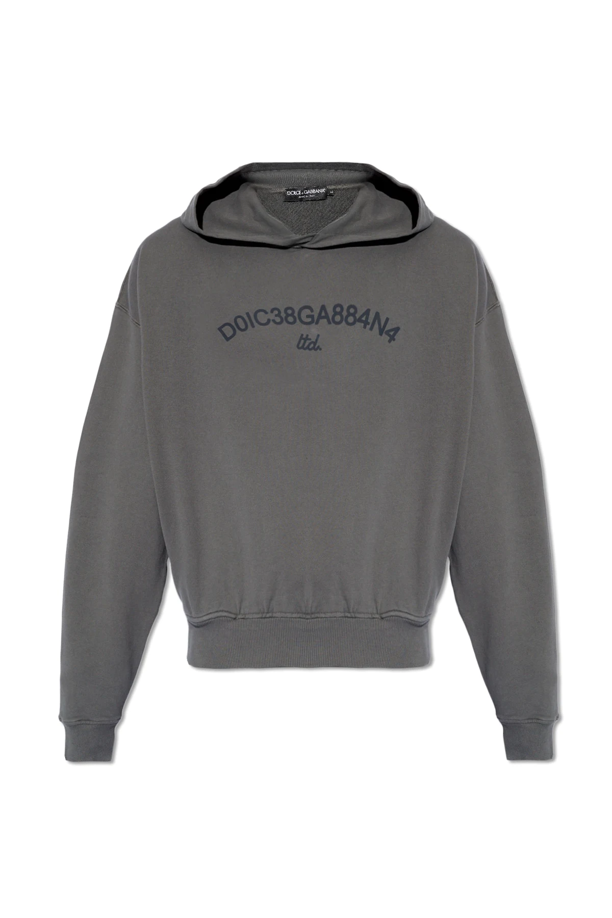 GREY Hoodie with logo