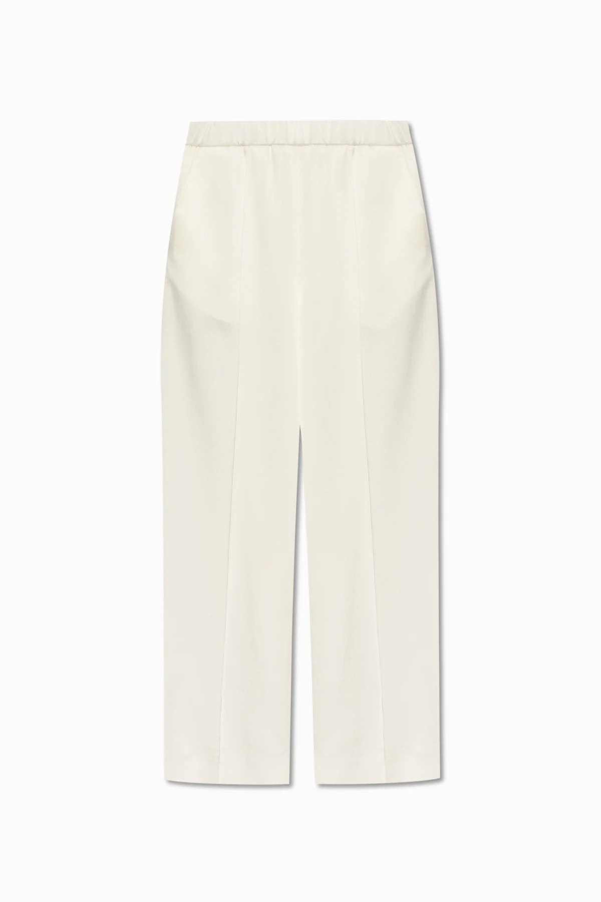 Loose-fitting trousers in satin