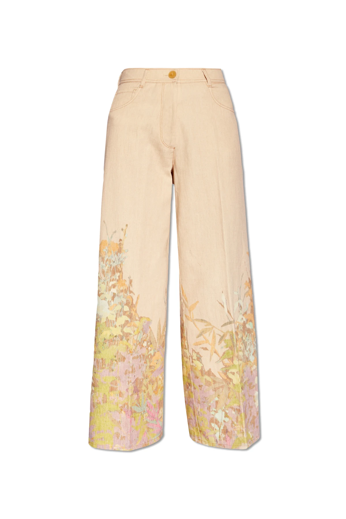 Jeans with wide legs