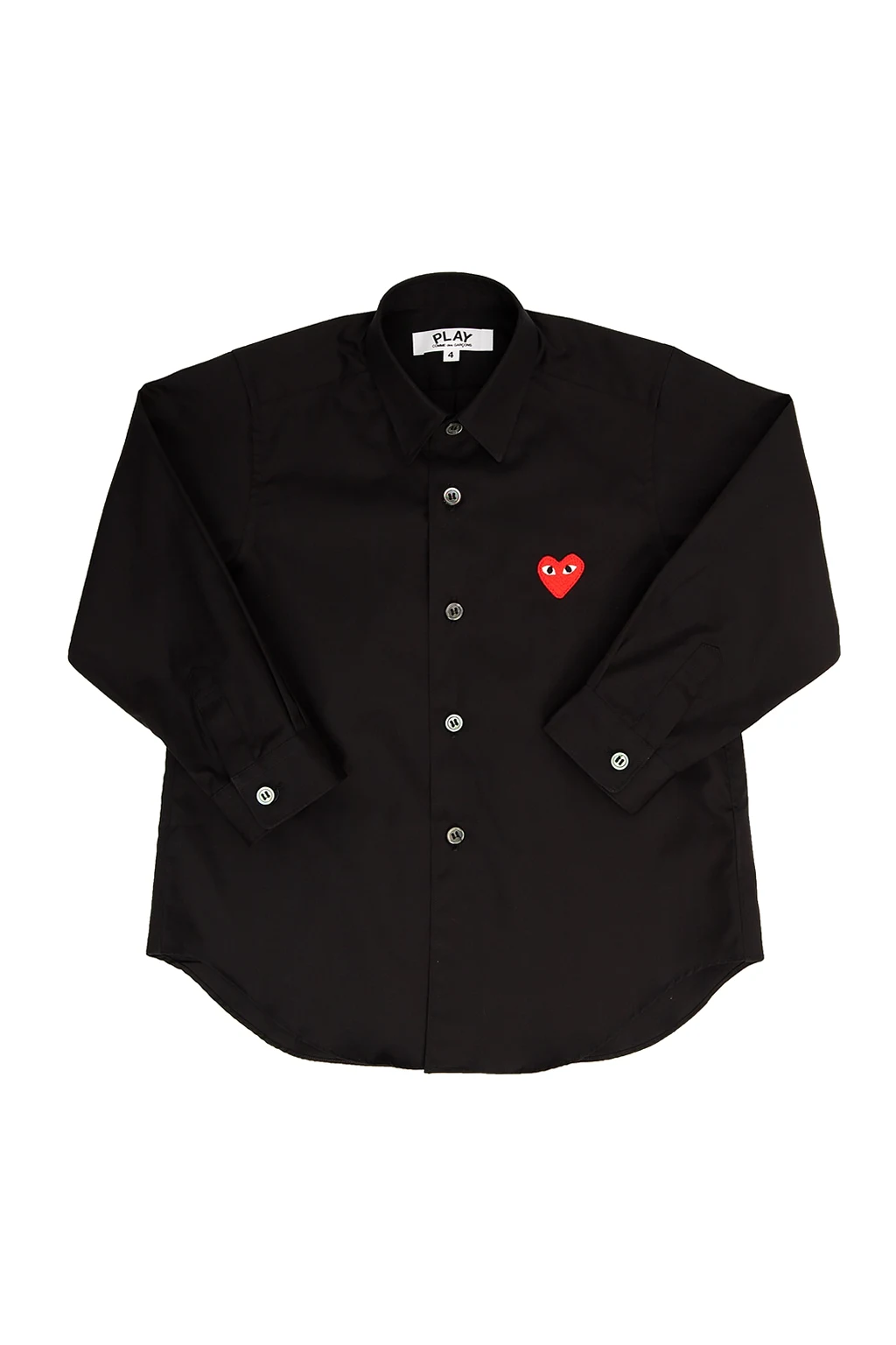 Heart-patched shirt