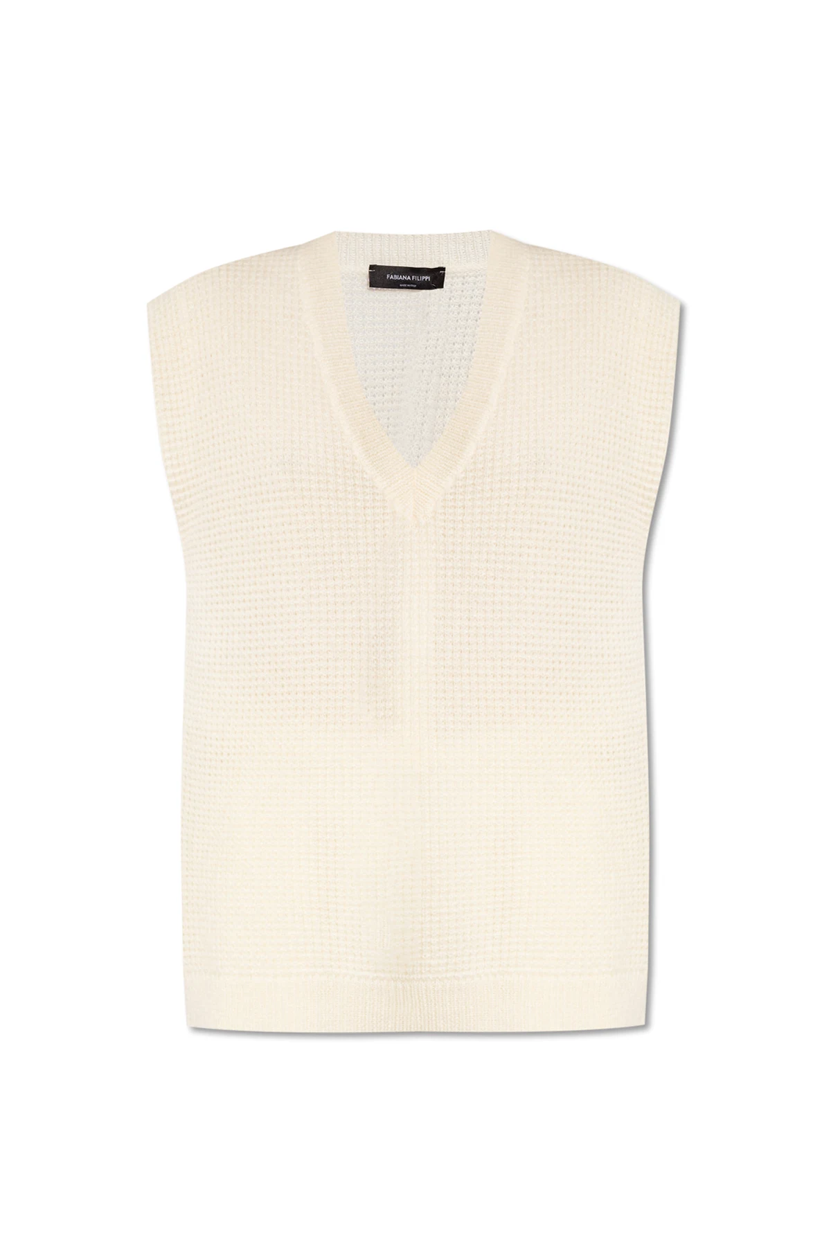 Kamizelka z dekoltem w serek