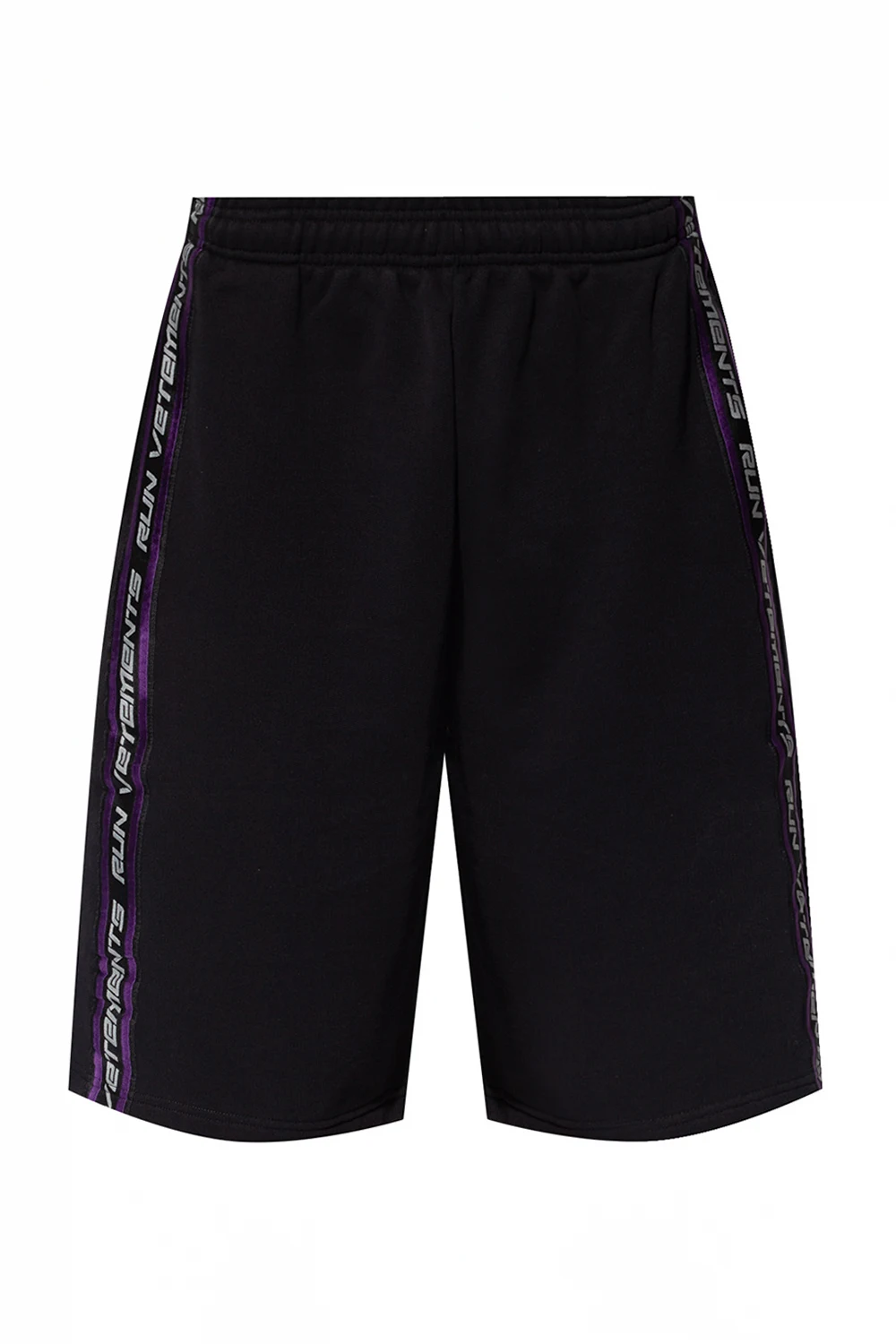 Shorts with side stripes