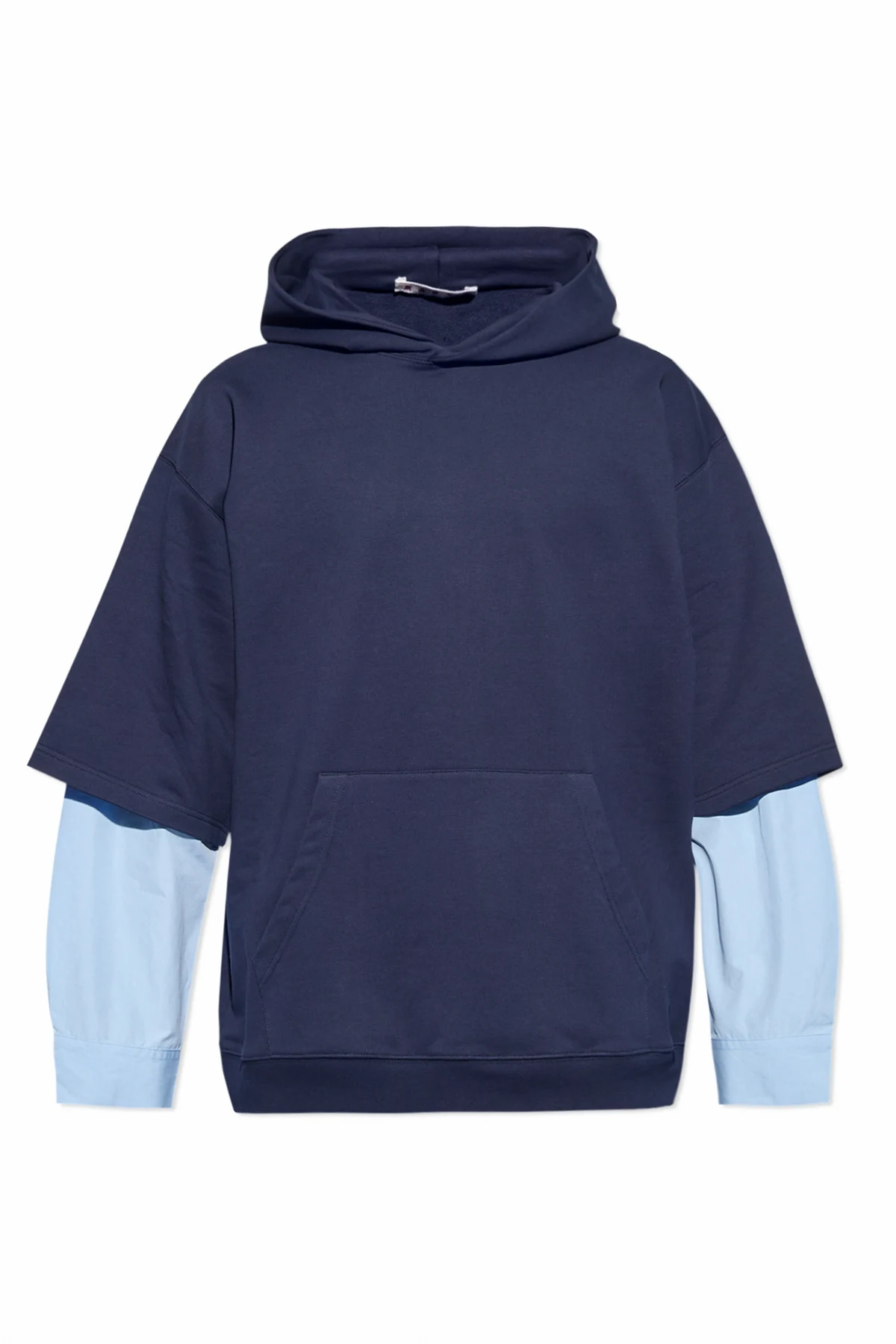 Hoodie with double sleeves