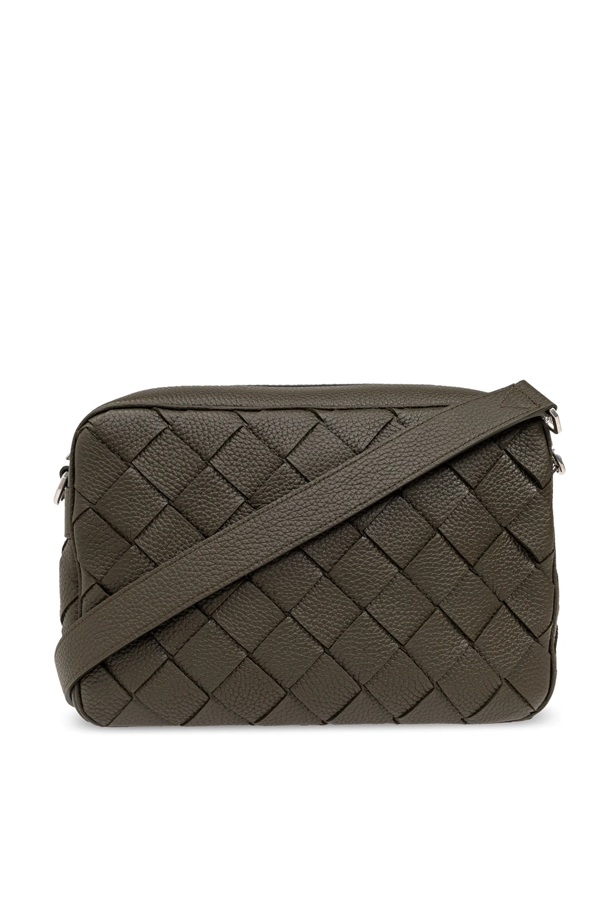 GREEN Leather shoulder bag