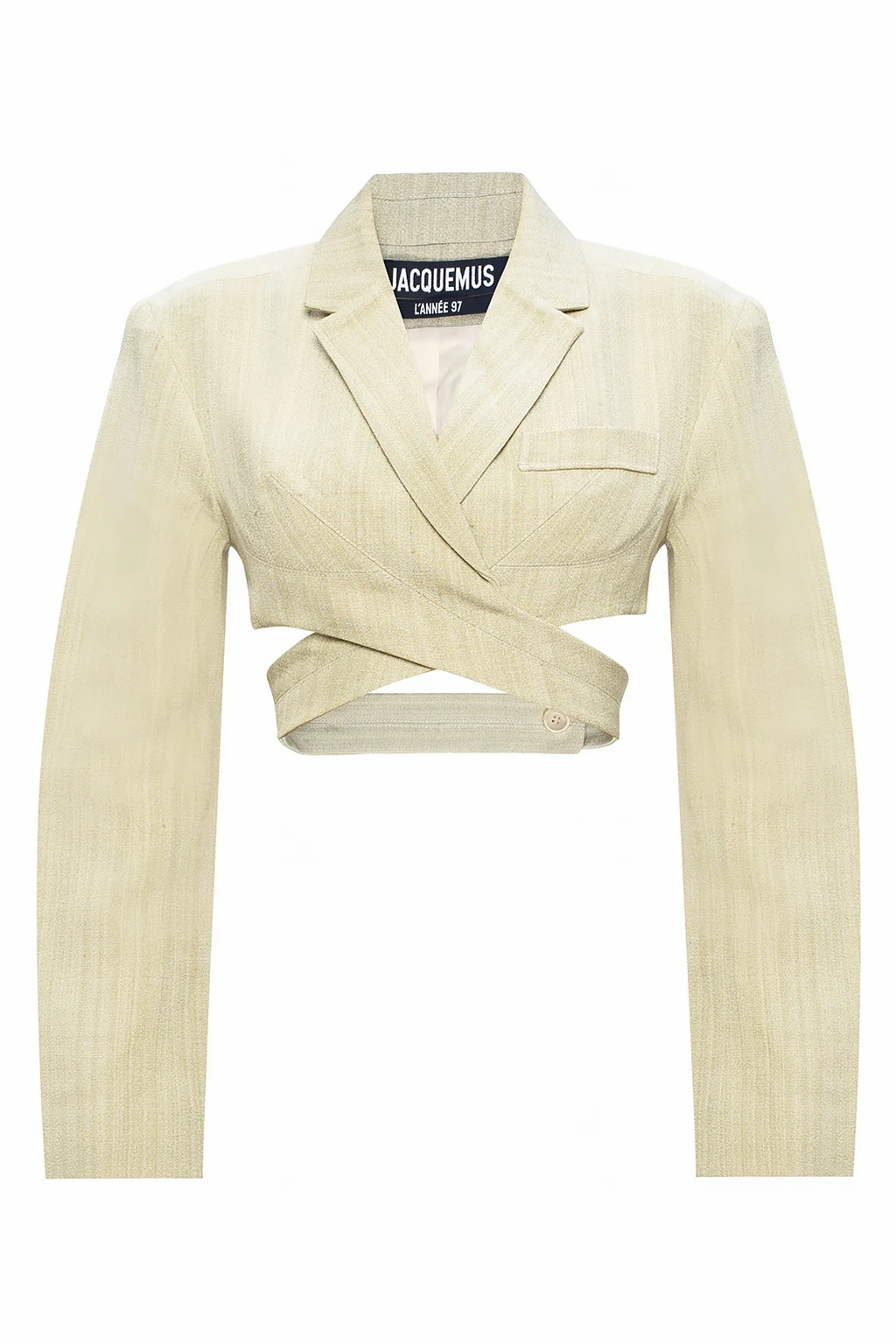 Krótka marynarka z otwartymi klapami 'Azur'