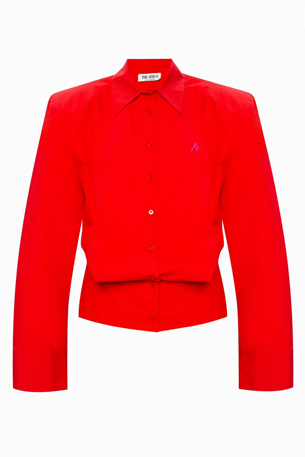 Logo-embroidered shirt