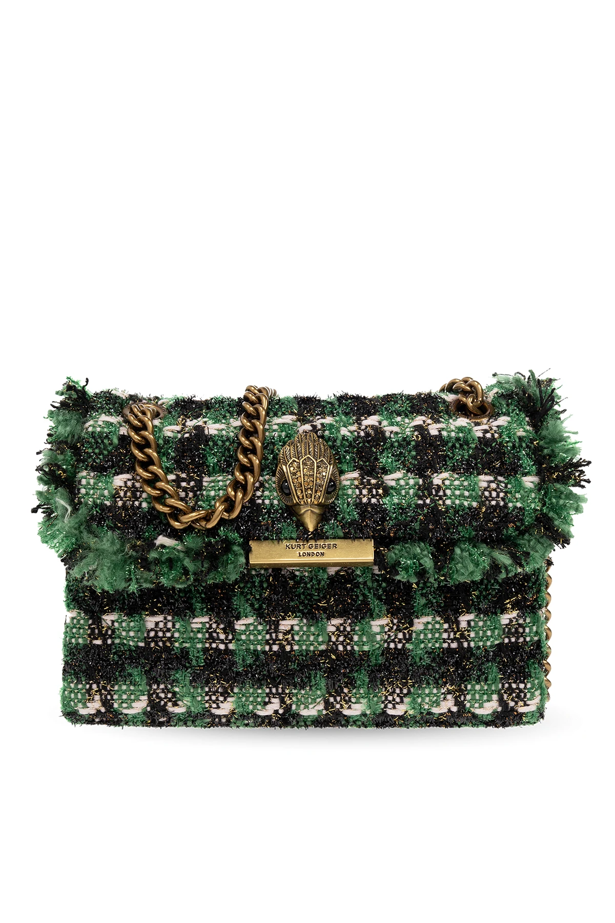 ‘Kensington Mini’ tweed shoulder bag