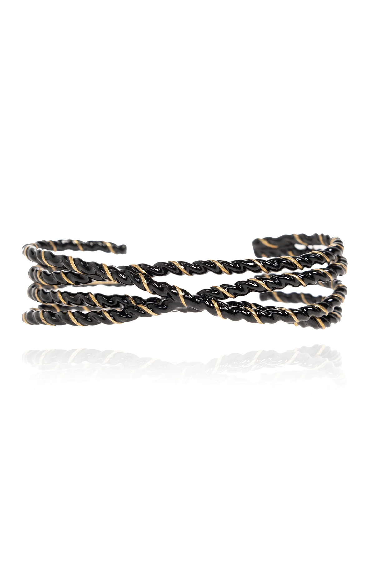 BLACK Brass bracelet