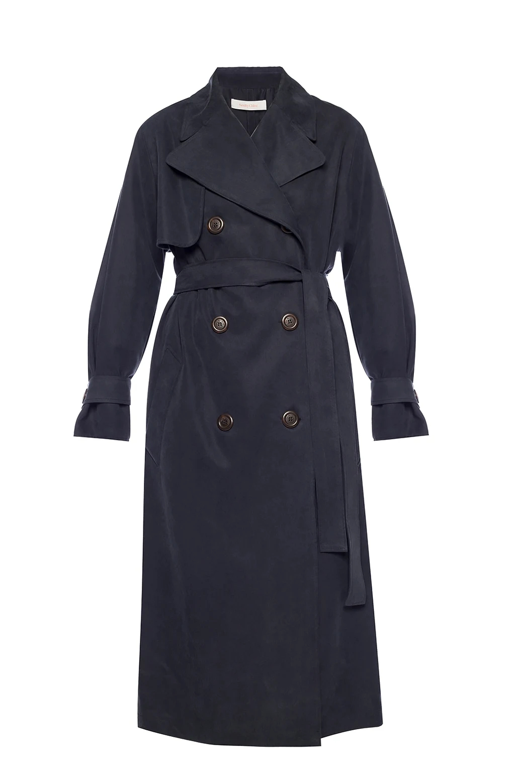 Double-breasted trench coat