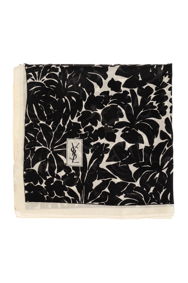 BROWN Scarf with logo