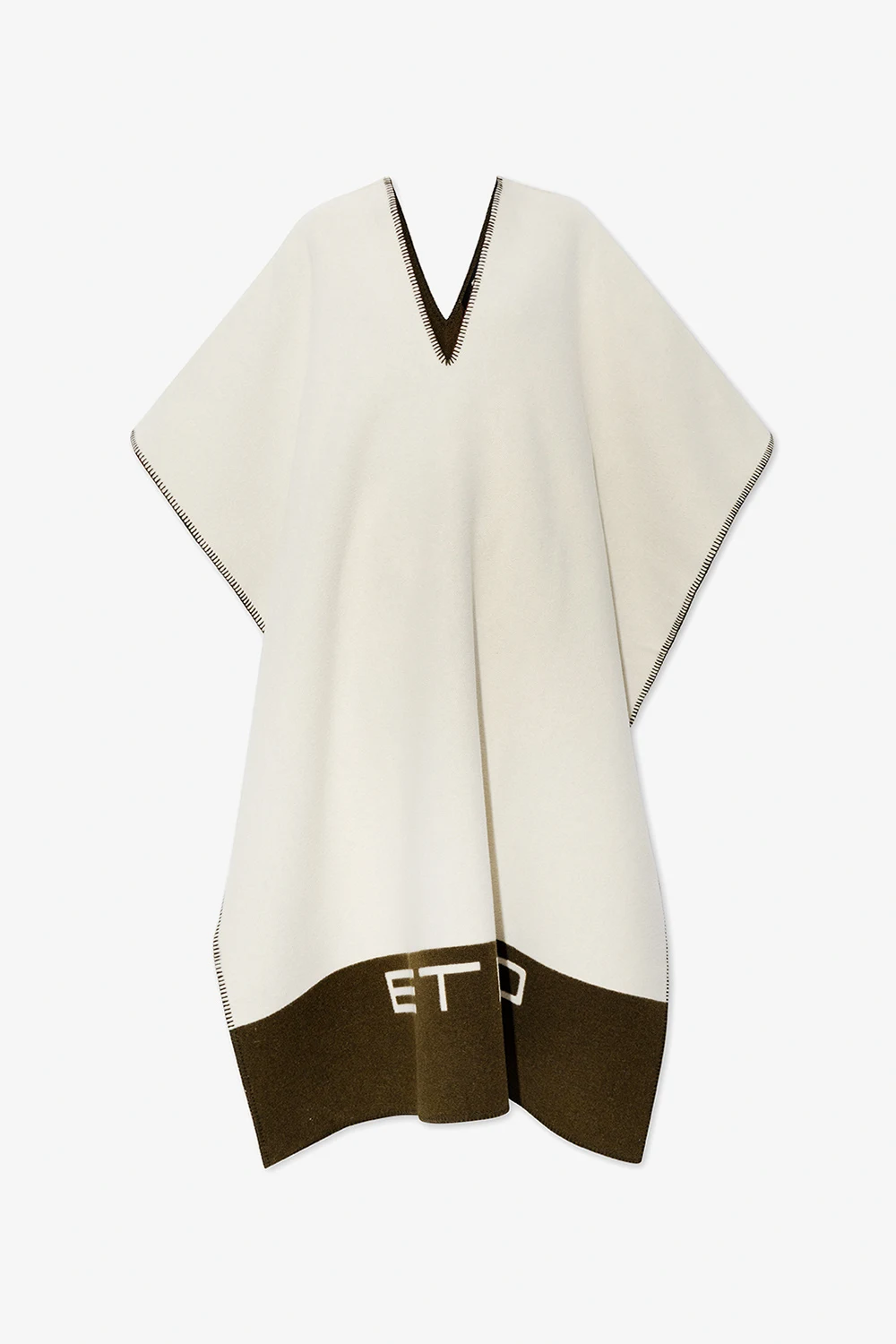 Poncho with logo