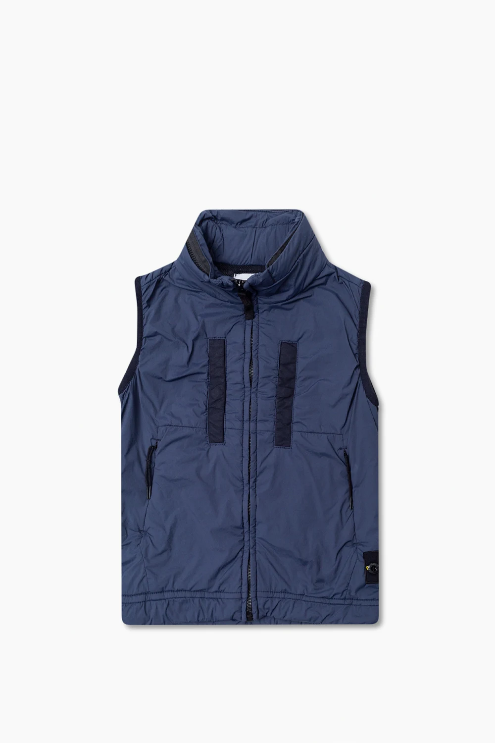 Logo-patched vest