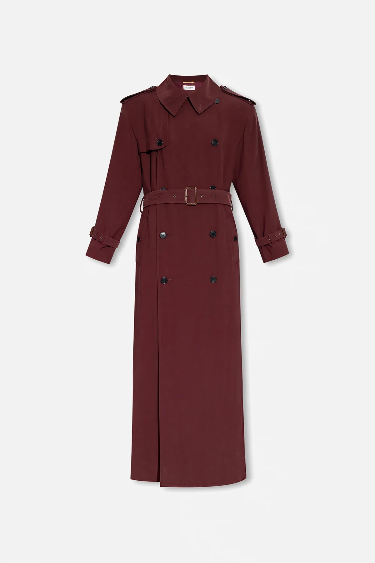 Double-breasted trench coat