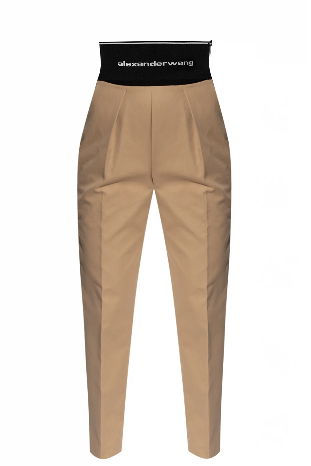 High-waisted trousers