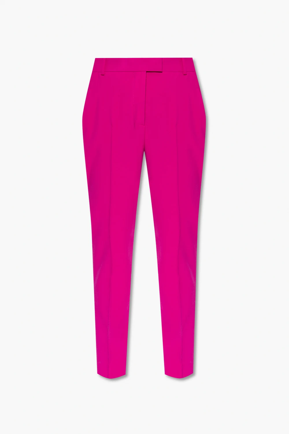 ‘Berry’ pleat-front trousers