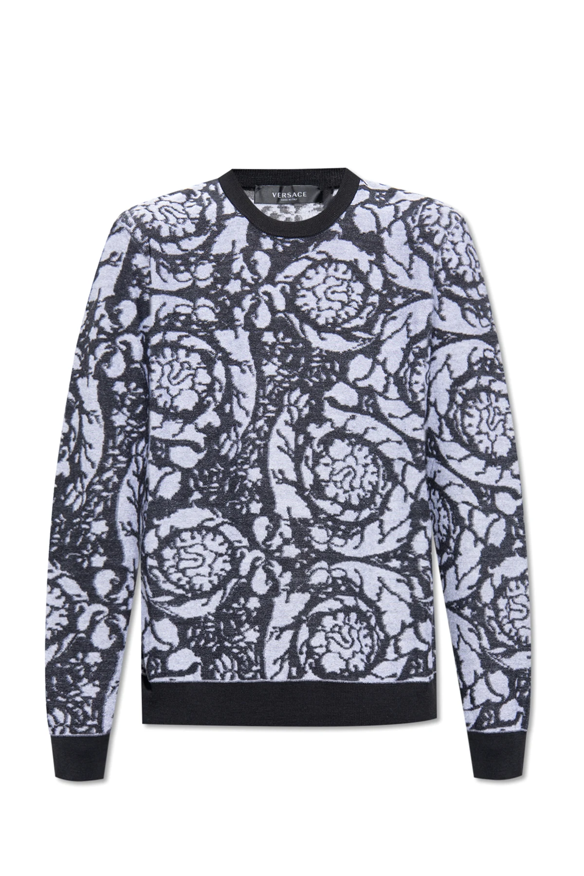 Sweter z motywem barokowym