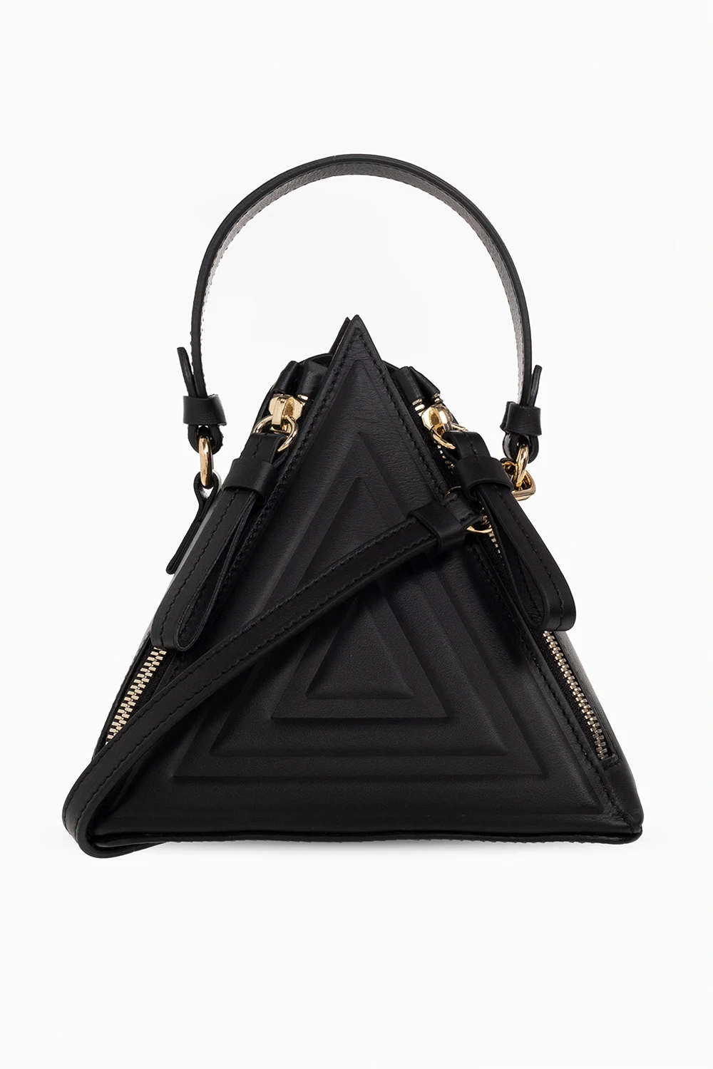 Leather shoulder bag