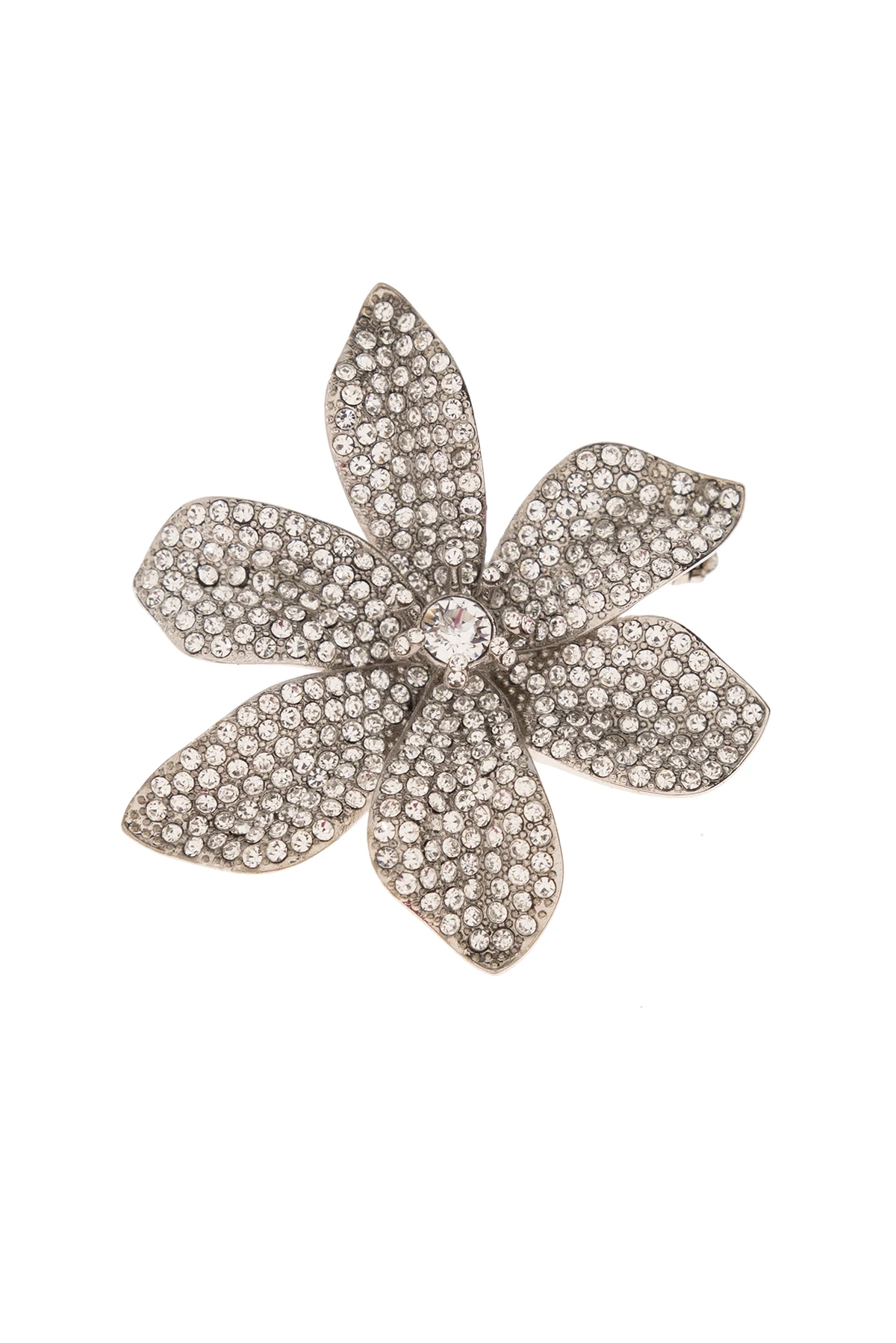 Crystal-embellished brooch