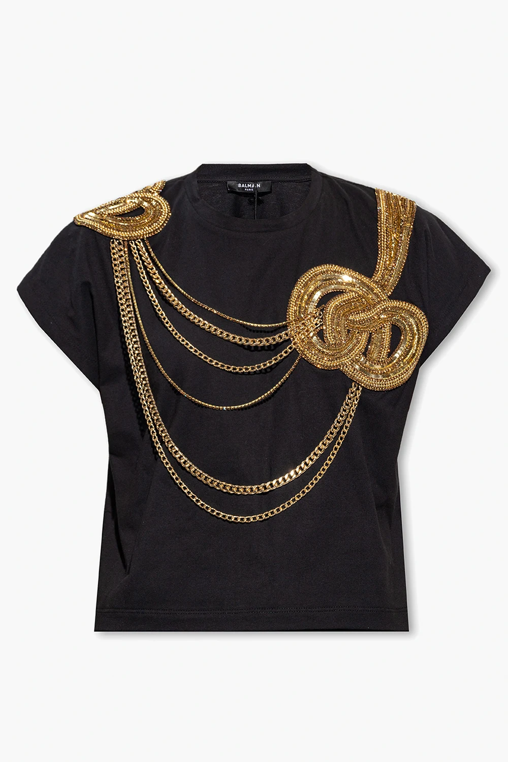 T-shirt z łańcuchem