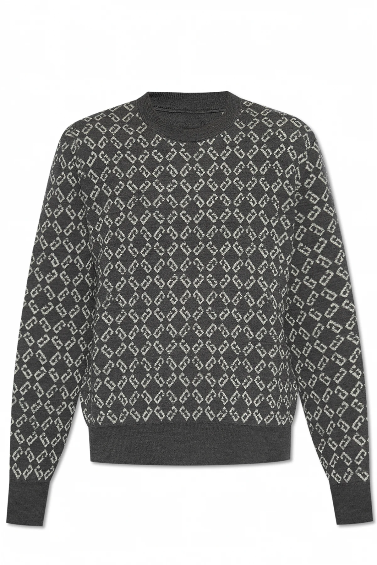 Sweter z wyszytym wzorem