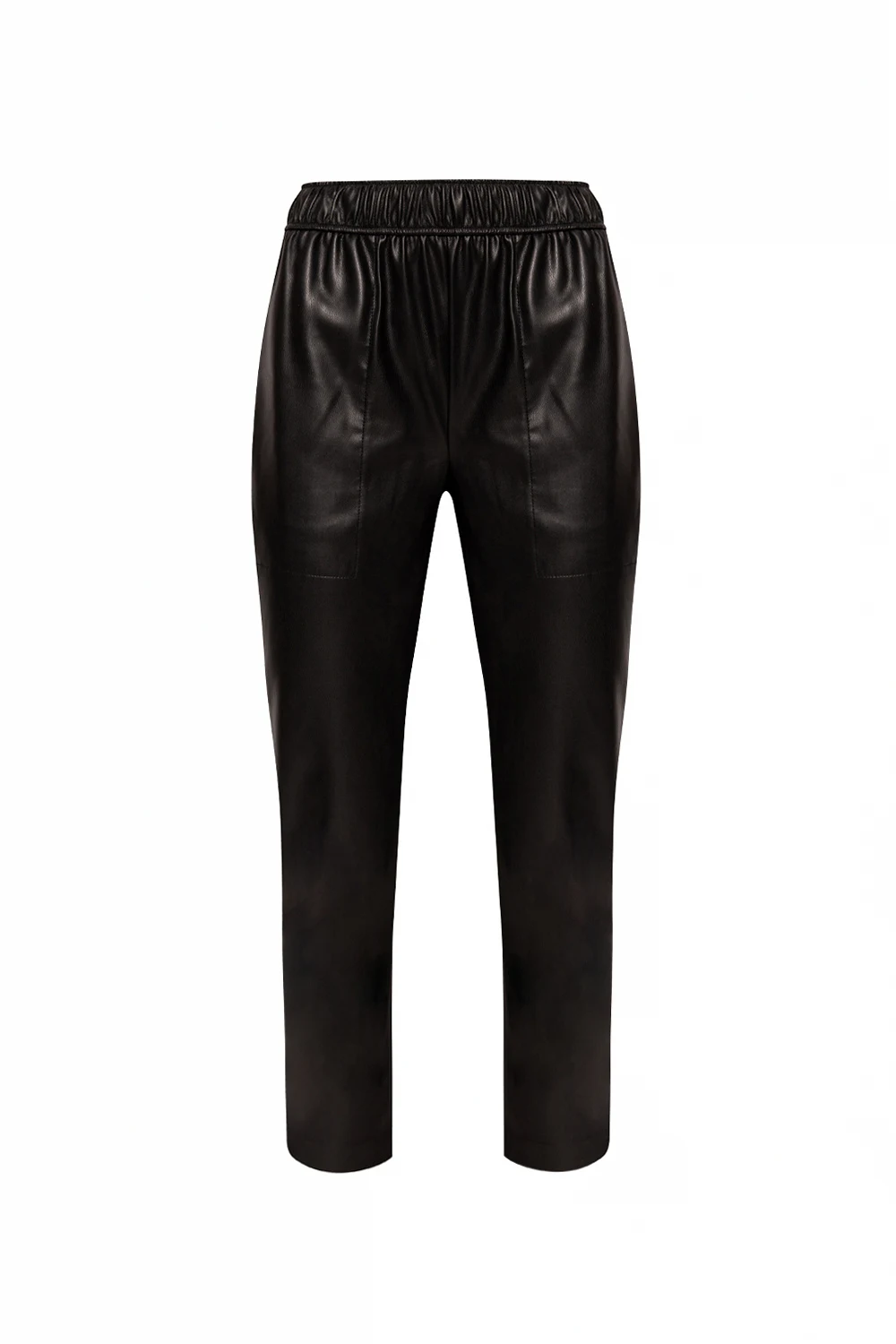 Trousers from vegan leather